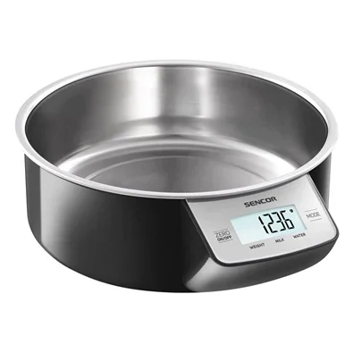 Sencor SKS 4030 tálas konyhai mérleg, fekete Expressz kézbesítés