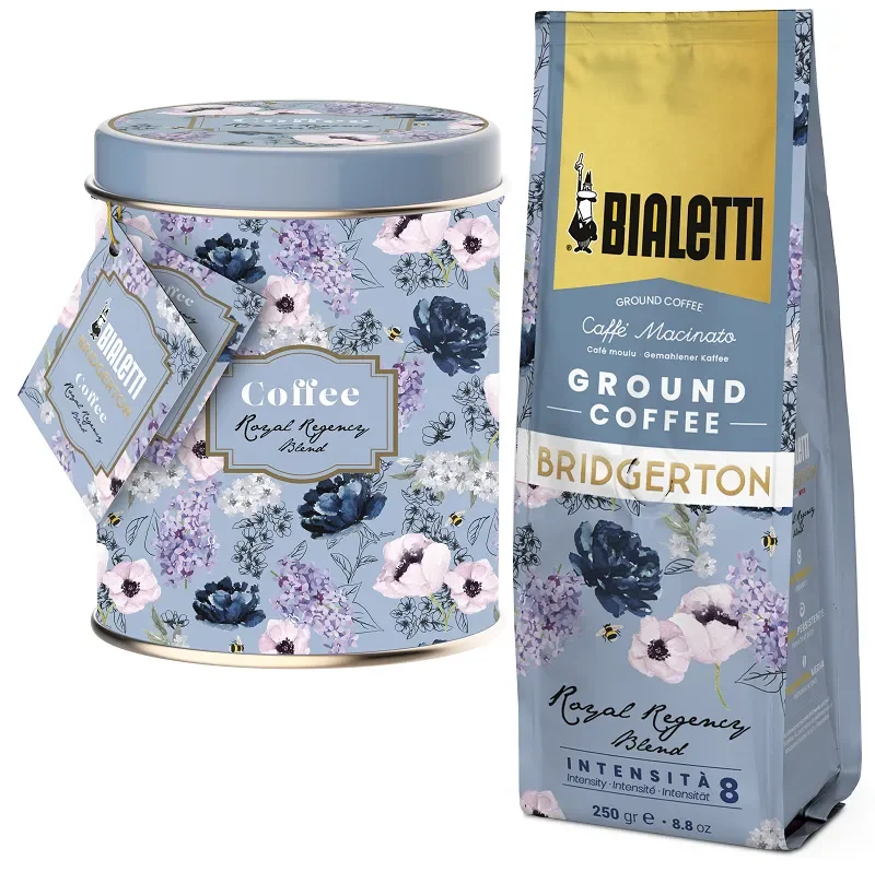 Korlátozott ajánlat Bialetti Bridgerton őrölt kávé , 250g fémdobozban (96080458)