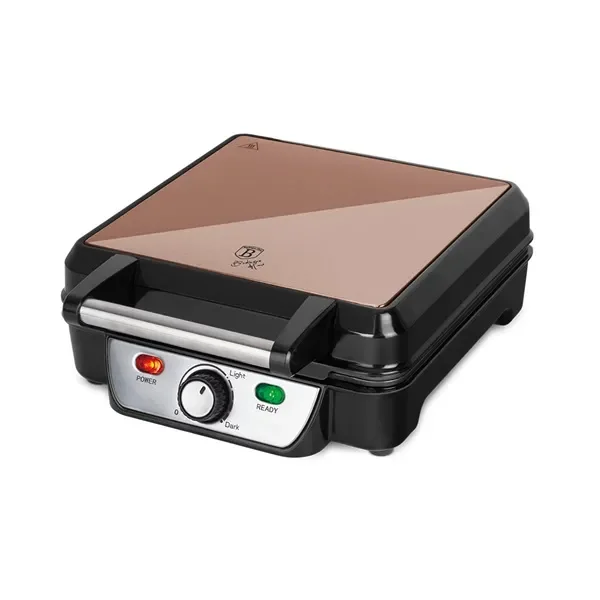 Vedd meg most Berlinger Haus BH/9452 rose gold- 4 szeletes gofrisütő, fekete (BH/9452)
