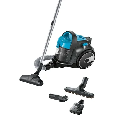 Bosch BGS05X240 Serie2 porzsák nélküli porszívó, szürke-türkiz Olcsó
