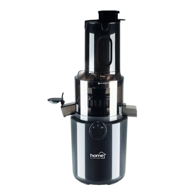 HOME HGSJ200 zöldség-gyümölcs lassú prés, 200 W, lassú fordulat, 800 ml-es tartály, vezetéktároló Rendeld meg most