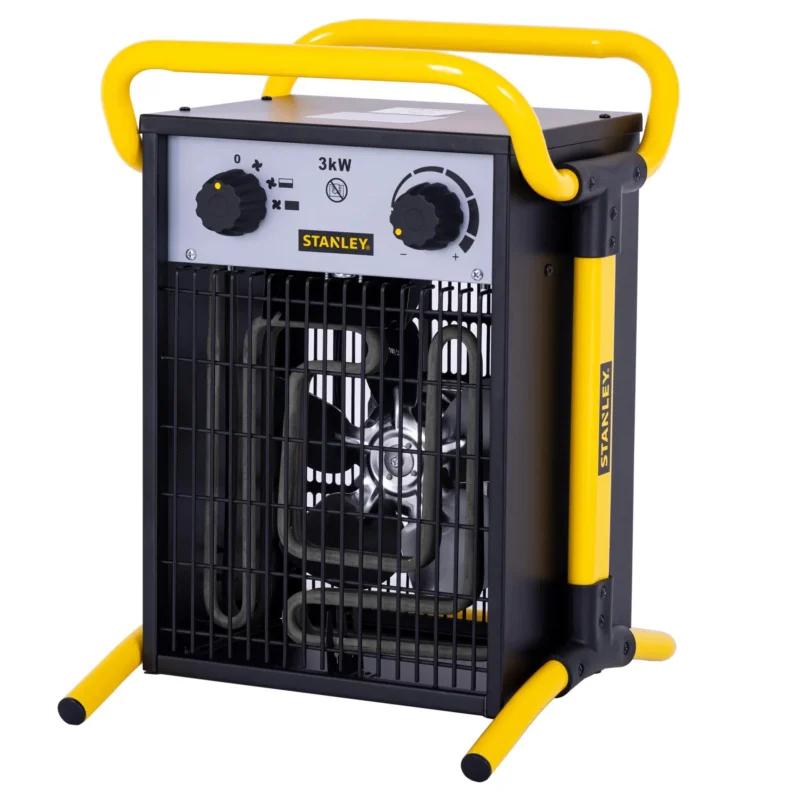 STANLEY SXJH203000E fűtőtest, 3000 W, 2 fokozat, fém ház, termosztát, IPX4 védelem, túlmelegedés elleni védelem Szuper ajánlat