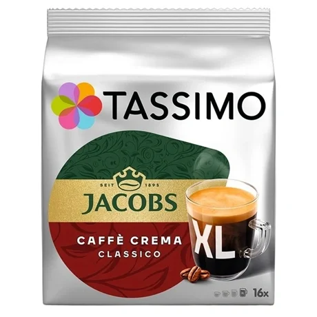 Nézd meg most Jacobs CAFFE CREMA CLASSICO XL tassimo kapszula