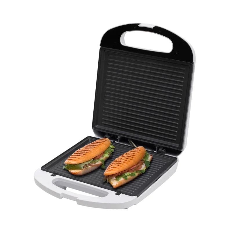 Home HGP4 panini szendvicssütő, 1200 W, nagy sütőfelület, tapadásmentes, jelzőfények Biztonságos fizetés