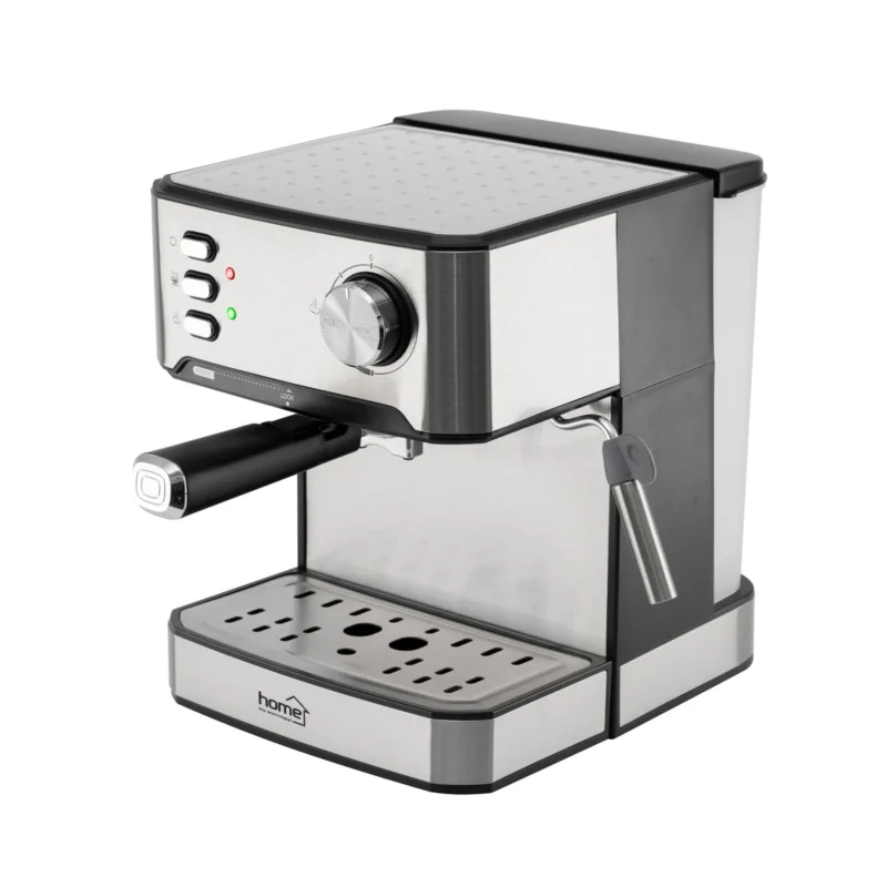 Home HGPR15 presszókávé főző, 15bar, inox, tejhabosítás, elektronikus vezérlés, automatikus kikapcsolás Prémium