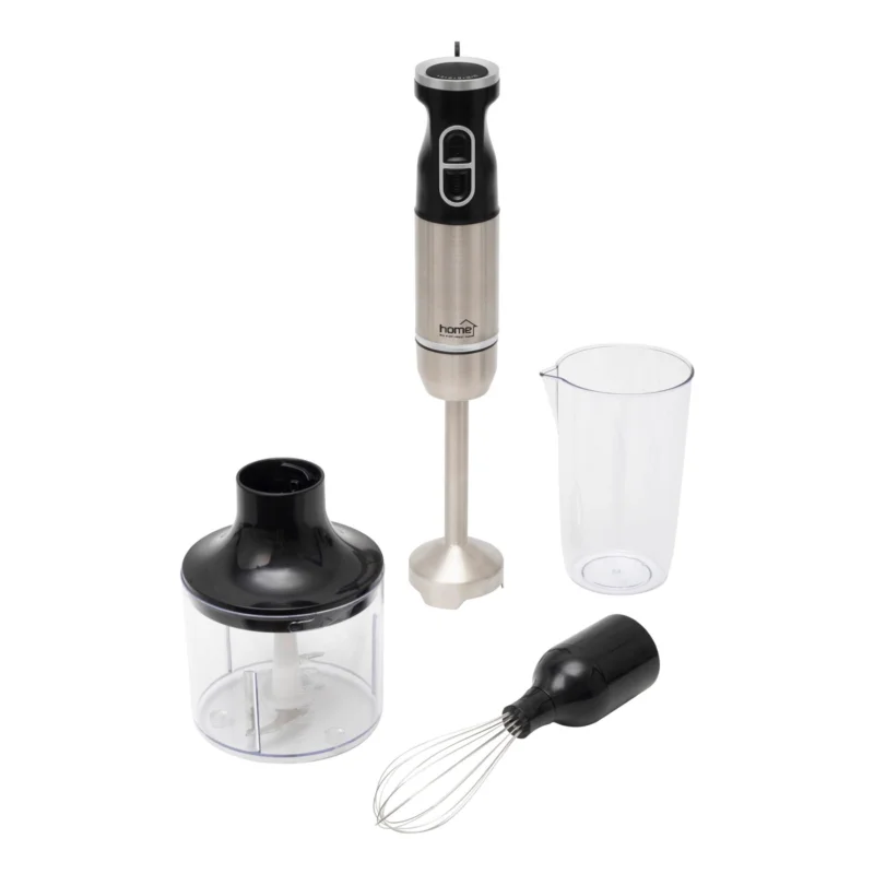 Home HGBMS65 botmixer szett, 1000W, 15 fokozatban állítható sebesség, tálas aprító űrtartalma 500 ml Népszerű