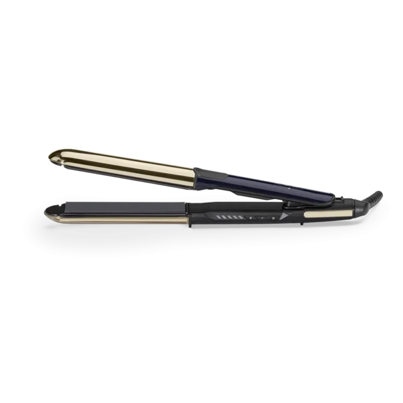 Babyliss ST484E Black Onyx hajvasaló, kék-arany Prémium