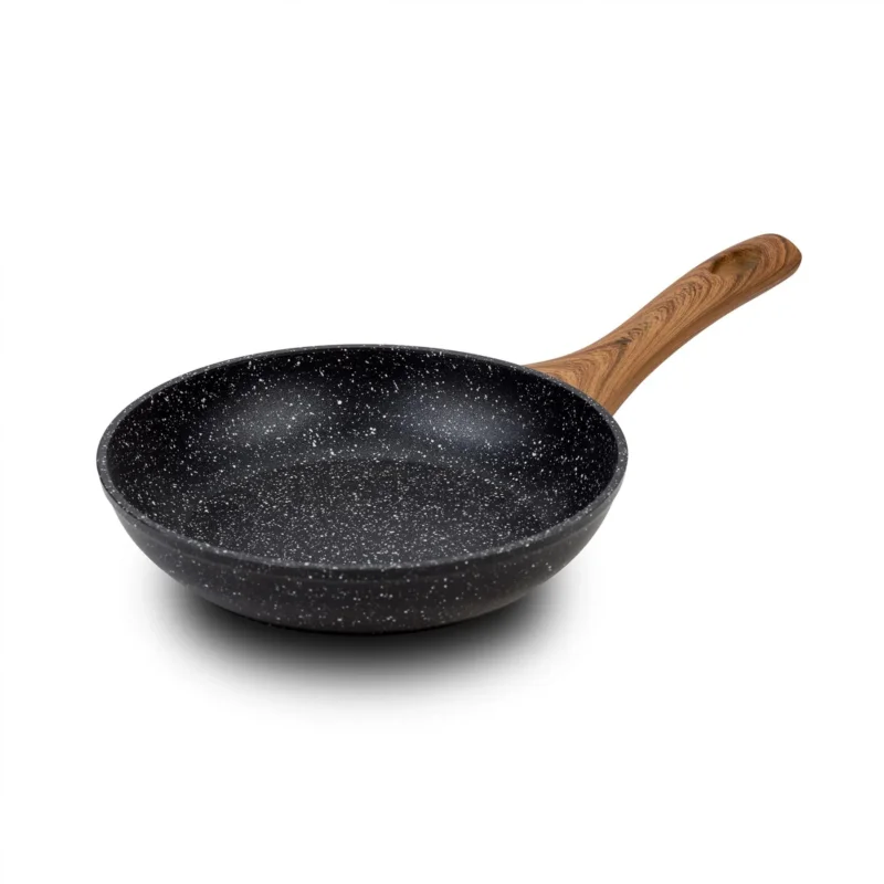 Végkiárusítás NAVA 10-144-100 serpenyő, 20 cm átmérő, tapadásmentes kőbevonat, indukciós főzőlapon is használható