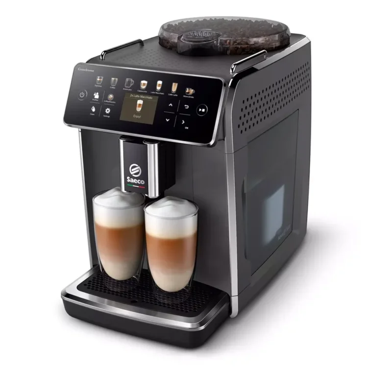 Gyors szállítás Saeco GranAroma SM6580/10 automata kávégép, automata tejhabosítóval