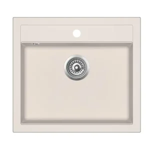 Akció EVIDO Quadro 6 gránit mosogató, 562 x 510 mm, bézs