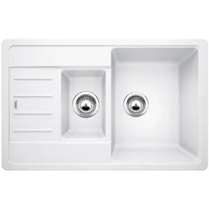 Akció BLANCO LEGRA 6 S Compact Silgranit mosogatótálca fehér, tartozék nélkül, excenter nélkül