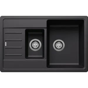 BLANCO LEGRA 6 S Compact Silgranit mosogatótálca, fekete, tartozék nélkül, excenter nélkül Legnépszerűbb