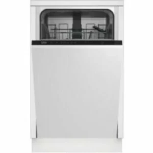 Biztonságos fizetés Beko DIS35025 teljesen beépíthető keskeny mosogatógép, 10 teríték