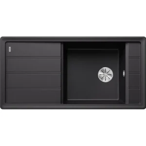 BLANCO FARON XL 6 S Silgranit mosogatótálca, fekete, tartozékok nélkül, excenter nélkül Expressz szállítás