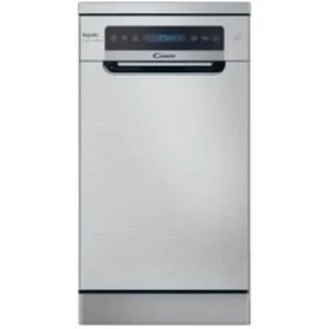 Ajánlat Candy CF1C7SB1FX szabadonálló keskeny mosogatógép, inox, 11 teríték, 3. evőeszközkosár, automata ajtónyitás
