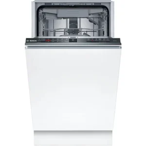 Népszerű BOSCH SPV4HMX12E Teljesen integrálható mosogatógép , Serie 4 , Home Connect , Szálcsiszolt acél , 10 teríték , D , 6 program , 5 opció , Hőcserélős kondenzációs szárítás , VarioDrawer evőeszköztartó fiók , 44 dB(A)