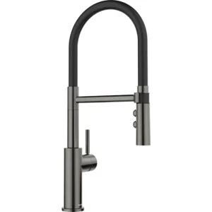 BLANCO CATRIS-S Flexo csaptelep kihúzható fejjel, satin dark steel, magasnyomású Árcsökkenés
