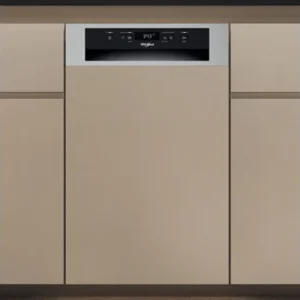 Whirlpool WH6PC11BS7A0 Beépíthető Inox kezelő paneles keskeny mosogatógép, "C" , 11 teríték, PowerClean, 8,7 l , 3. evőeszköz fiók, 6.Érzék 43/41 dBA Exkluzív ajánlat