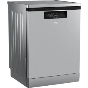Beko BDFN36560XWP Szabadonálló mosogatógép, 15 teríték,15 teríték, 3. kosár, acélszürke, A osztály, 41 dB(A), selfdry, Quick&shine, HomeWhiz alkalmazás, 11 program Szuper ajánlat