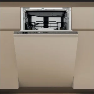 Whirlpool WH6IA10BS7L0 Teljesen integrálható keskeny mosogatógép, "A" , 10 teríték, PowerClean, 8,5 l , 3. evőeszköz fiók, Zajszint 42 dBA Nézd meg most