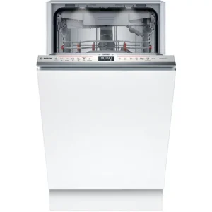 BOSCH SPV6ZMX17E Teljesen integrálható keskeny mosogatógép, Serie6, Home Connect, 10 teríték, C, 6 program, 4 opció, Nagyméretű LED kijelző, PerfectDry Zeolith szárítás, VarioFlex Pro kosárrendszer, VarioDrawer Pro, 8,9 l, 42 dB(A) Szuper akció