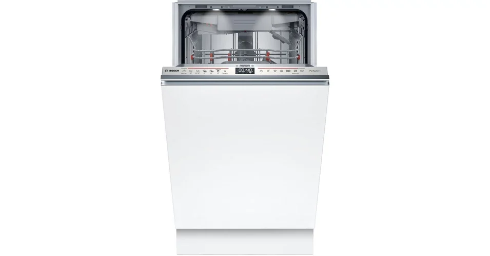 BOSCH SPV6ZMX17E Teljesen integrálható keskeny mosogatógép, Serie6, Home Connect, 10 teríték, C, 6 program, 4 opció, Nagyméretű LED kijelző, PerfectDry Zeolith szárítás, VarioFlex Pro kosárrendszer, VarioDrawer Pro, 8,9 l, 42 dB(A) Szuper akció