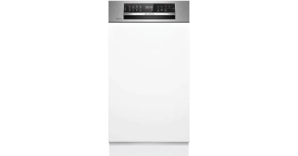BOSCH SPI6ZMS29E Beépíthető keskeny mosogatógép, Serie6, Home Connect, Nemesacél, 10 teríték, C, 8 program, 4 opció, Nagyméretű LCD kijelzőPerfectDry Zeolith szárítás, VarioFlex Pro kosárrendszer, VarioDrawer Pro, 8,9 l, 42 dB(A) Akció
