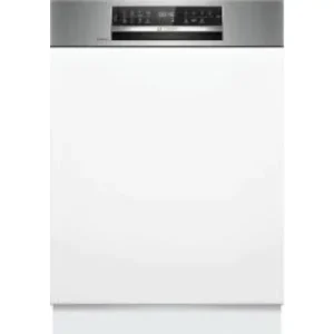 Bosch SMI6ZCS16E kezelőpaneles beépíthető mosogatógép - Serie6 - Home Connect - Nemesacél - 14 teríték - 3. evőeszköz fiók Kiárusítás