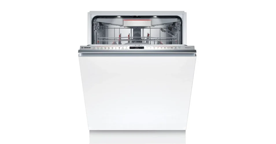 Bosch SMV8ECX01E Teljesen integrálható Mosogatógép - Serie 8 - Home Connect - 14 teríték - Energiaosztály A - 8 program - 5 opció - Nagyméretű TFT kijelző - Érintőgombos vezérlés - EfficientDry szárítás - MaxFlex Pro kosárrendszer Szuper akció