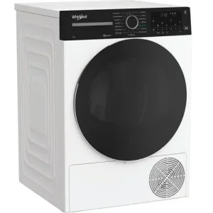 Whirlpool WPC10XWBSEE Hőszivattyús szárítógép Inverter motorral, IronTouch gőztechnológiával és HomeWhiz távoli eléréssel, "A+++", 10 kg , nagy digitális kijelző, AdaptiveDry, 6. Érzék PrecisionDry, Dobvilágítás Csak ma