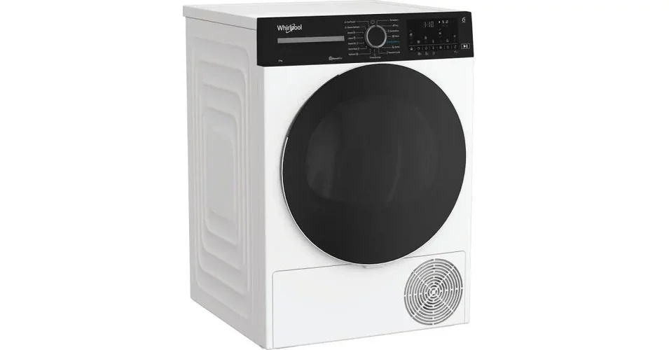Whirlpool WPC10XWBSEE Hőszivattyús szárítógép Inverter motorral, IronTouch gőztechnológiával és HomeWhiz távoli eléréssel, "A+++", 10 kg , nagy digitális kijelző, AdaptiveDry, 6. Érzék PrecisionDry, Dobvilágítás Csak ma