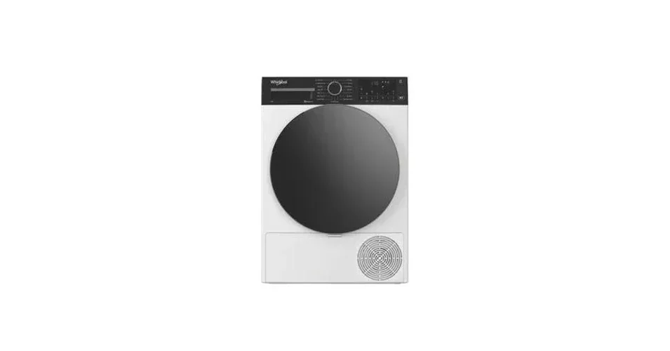 WHIRLPOOL WPA9XWBSEE Hőszivattyús szárítógép Inverter motorral, IronTouch gőztechnológiával és HomeWhiz távoli eléréssel, "A" , 9kg , nagy digitális kijelző, 6. Érzék PrecisionDry funkció. DobvilágításSteam Refresh gőzfrissítés Utolsó esély