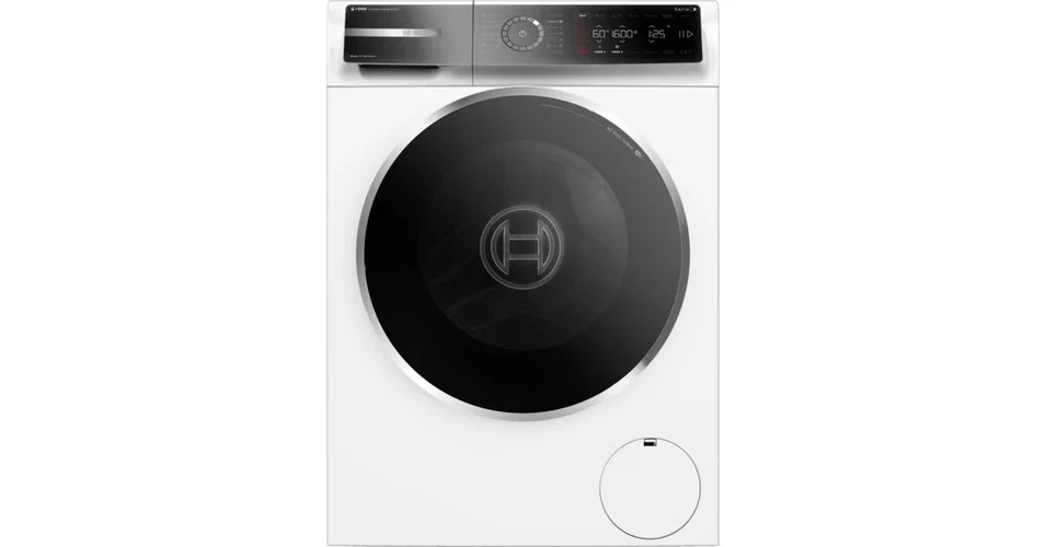 Újdonság Bosch WGB266A4BY elöltöltős mosógép, Serie8, Idos, IronAssist gőzprogram, 11 kg, A-20%, 1600 ford/perc, Fekete-inox ajtó, Döntött, nagyméretű TouchControl kijelző digitális kezelőgyűrűvel