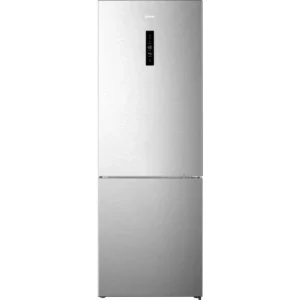 Vásárlói kedvenc Gorenje NRK720EAXL4 Szabadonálló kombinált hűtő, Total NoFrost, Inverter kompresszor, Crisp Zone, 200 cm magas, 70 cm széles digitális külső kijelző, inox