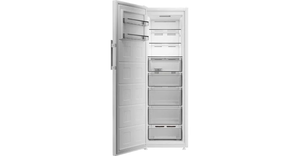 WHIRLPOOL WHMFF6312W4E Fagyasztószekrény NoFrost , E , 286L , fehér készülékszín, inverter kompresszor, digitális külső kijelző, 5 db fagyasztófiók + 3 fagyasztó polc + 2 ajtórekesz186.5x.59.7x70.9 cm Azonnali szállítás