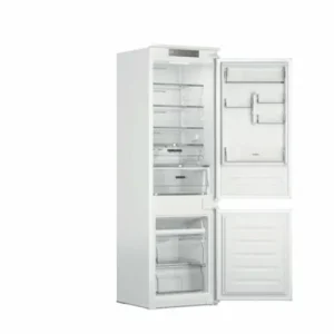Vedd meg most Whirlpool WHC18T322 beépíthető kombinált hűtő, 182 l hűtőtér/68 l fagyasztótér, E energiaosztály, 6. Érzék, Total No Frost technológia, Multiflow, LED világítás, LED kijelző, FreshBox+