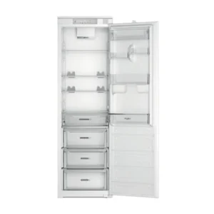 Whirlpool WHSD18A033C2P Beépíthető hűtő, 306 l , D , prémium belső kialakítás, 6. Érzék Fresh Control funkció, prémium LED világítás, ventilátor antibakteriális szűrővel, üvegpolcok, 4db palacktartó, 3 Fresh Box, 30 dBA, 177x54x54.5 cm Utolsó esély