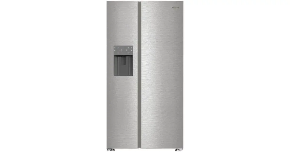 WHIRLPOOL WHG26574WX5E SIde-by side hűtőszekrény, D , 375 /203 , 6. érzék technológia, FreshLock, inox készülékszín, digitális kijelző, jégkészítő és vízadagoló, multiflow teljes légáramlás, 179X91x70,5cm Kihagyhatatlan ajánlat