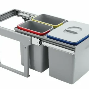 Akció Ekotech EKKO EASY 40szekrénybe szerelhető szemetes 332 mmmagas 3 vödrös kivitel