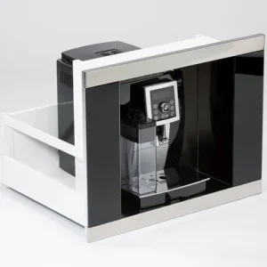 Vásárlói kedvenc Kluge KFB05XB Caffee Case kávéfőző fiók, inox, 255x365